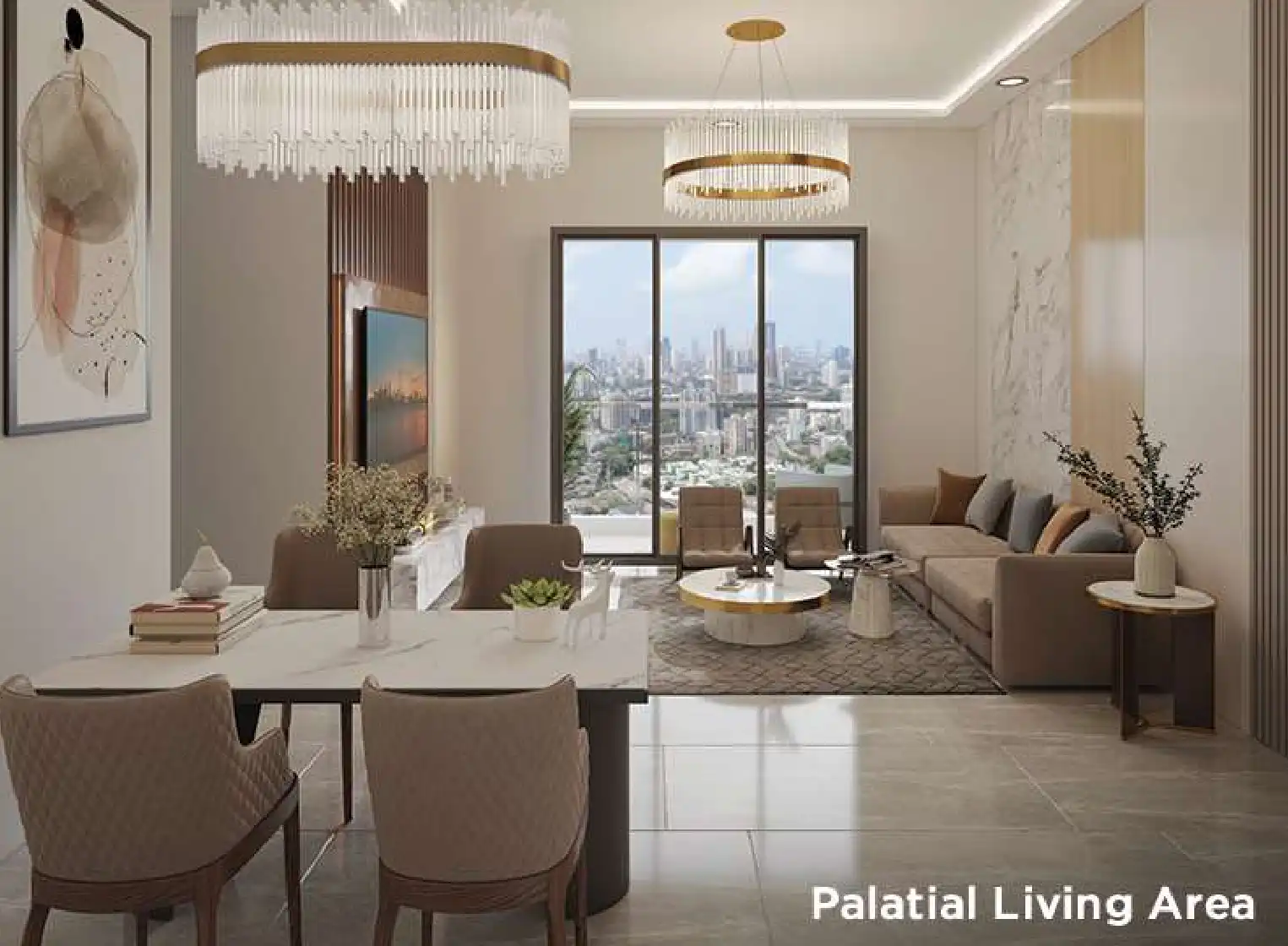 Queens-Necklace-Upper-Kharghar-sample-flat-living-room